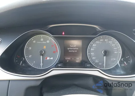 2013 Audi S4 3.0T Premium Plus z USA, uszkodzony, nr VIN WAUBGAFL4DA130940